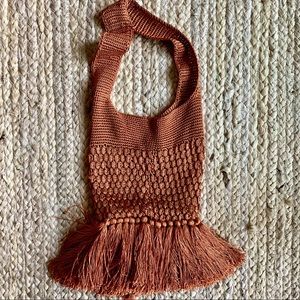 ANTHROPOLOGIE crocheted handbag